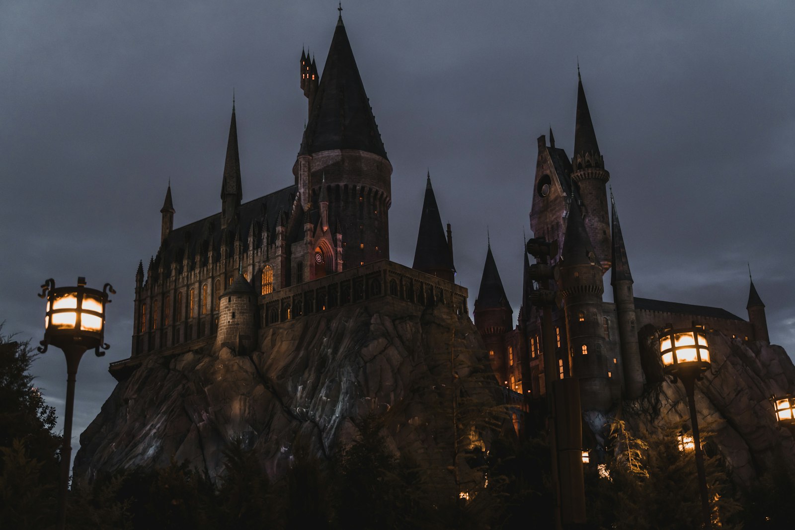 Castillo de Hogwarts en el Wizarding World de Universal
